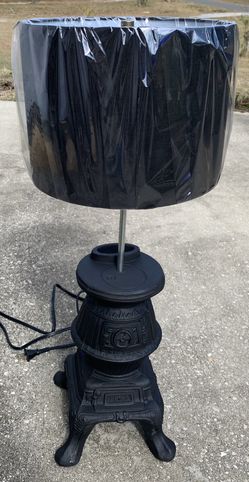 Vintage metal stove lamp