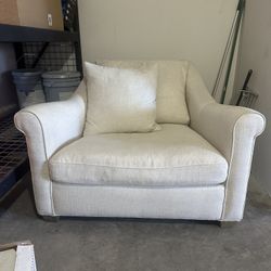 Cream Lounge Chair