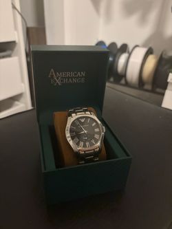 Emporio Armani Men’s Stainless Steel Watch Black Dial