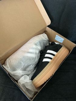 Adidas black platform