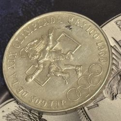 25 Pesos 1968. Olympic Games In Mexico 