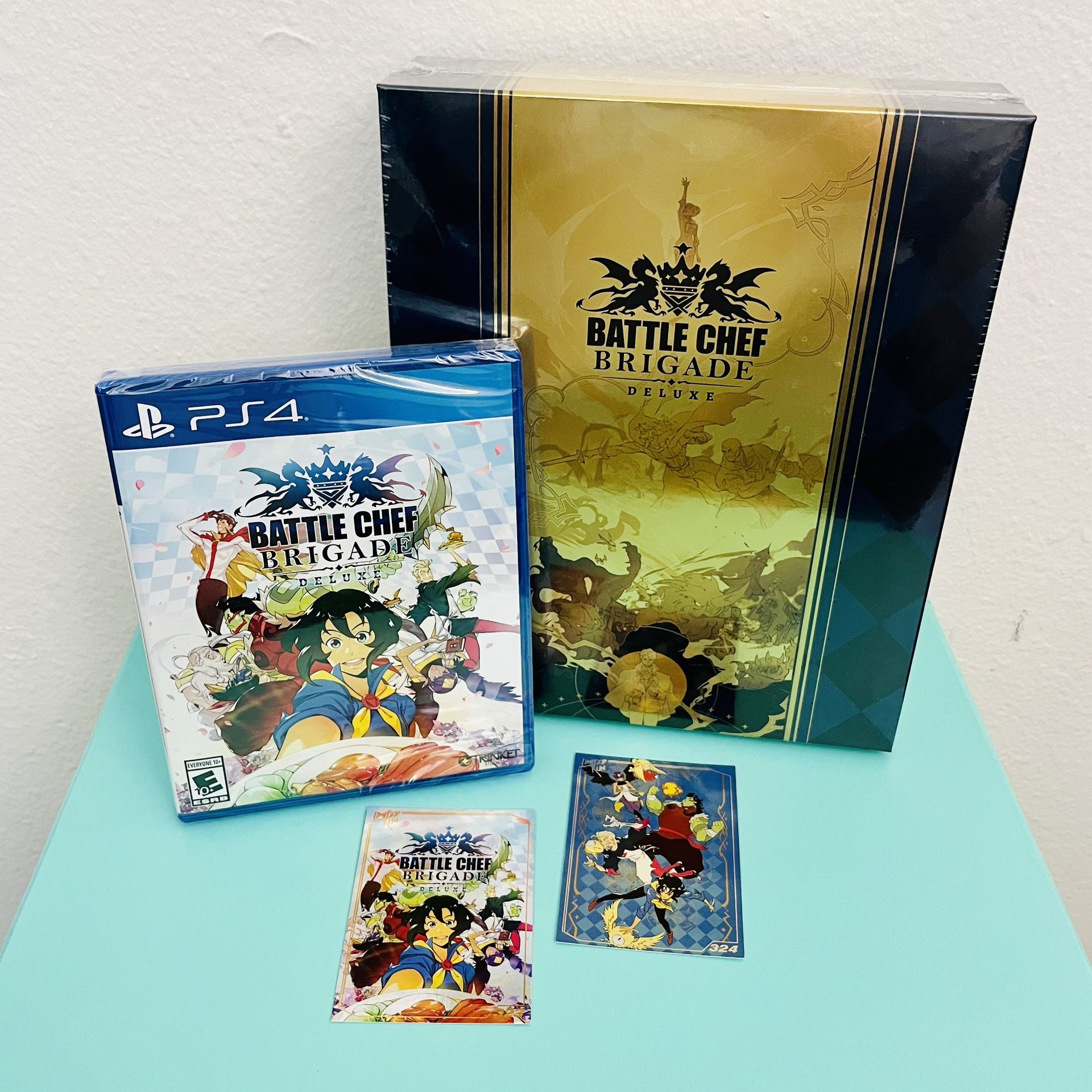 Battle Chef Brigade Brigadier Edition + Battle Chef Brigade Deluxe w/ LRG Trading Cards