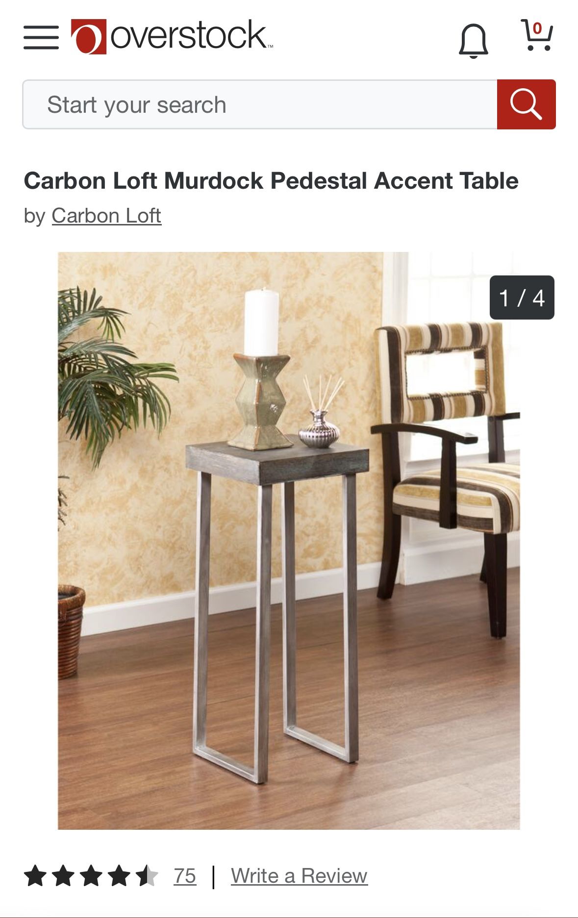 Side Table / End Table - 2-Set