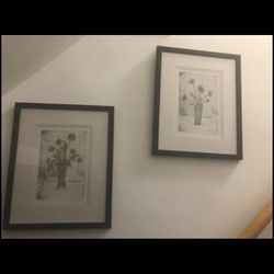 JCPenny Artwork Floral Set of 2