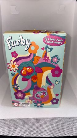 Furby 90’s Retro Jumbo Flocked Hangers New in Box Rare Nostalgia Collectible