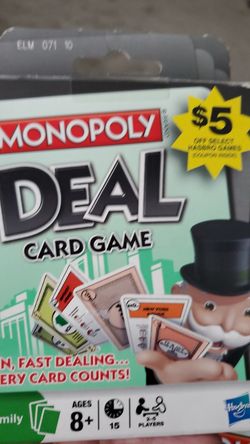 Monopoly Deal Game, new