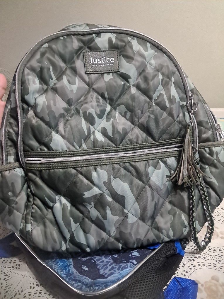 Justice Camo Backpack