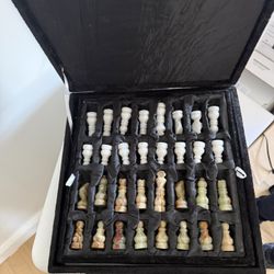 New Chess Set Made Of Stone
