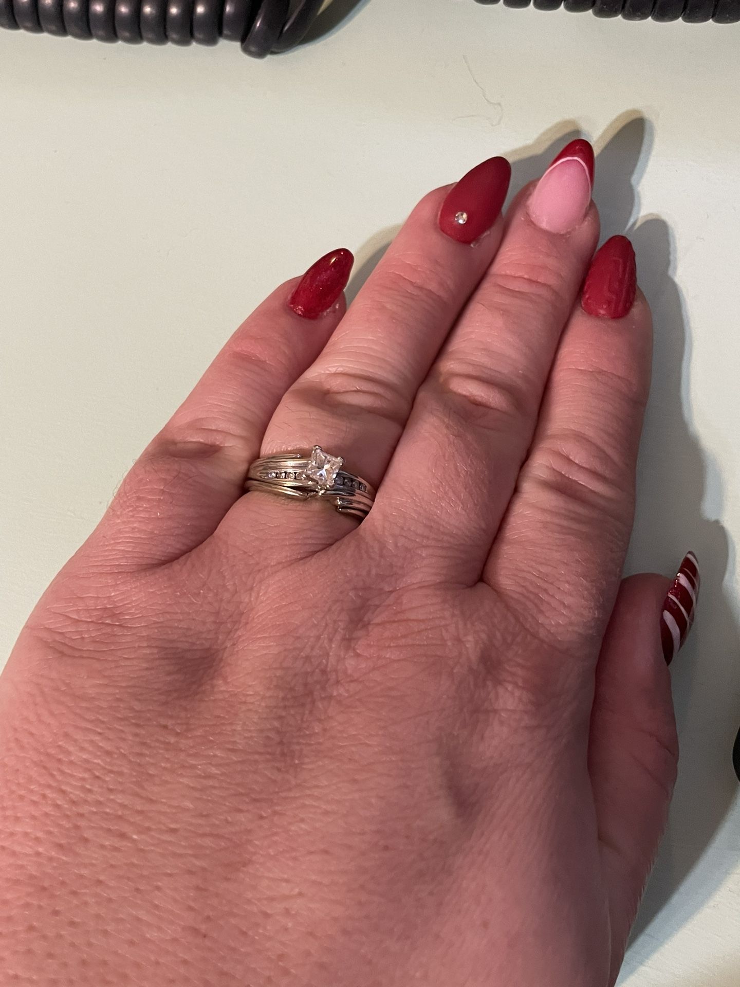 Beautiful 1/2 Carat Diamond Ring With Band