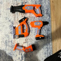 Toy Tool Set- Home Depot USED