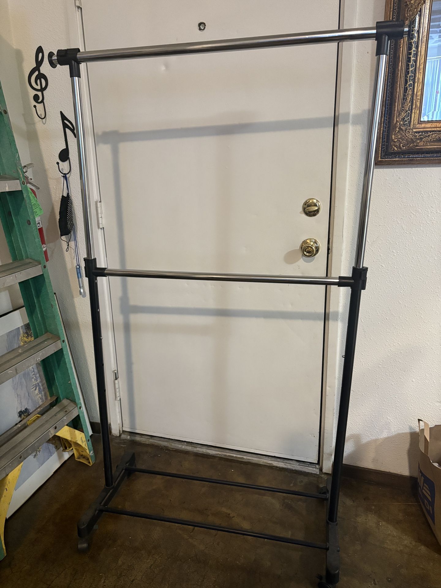 Clothing Rack With Wheels