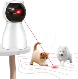Valonii Cat Toys [2025 Newly Upgraded] Real Random Trajectory Rechargeable Motion Activated Cat Laser Toy Automatic, Interactive Cat Toys for Indoor

