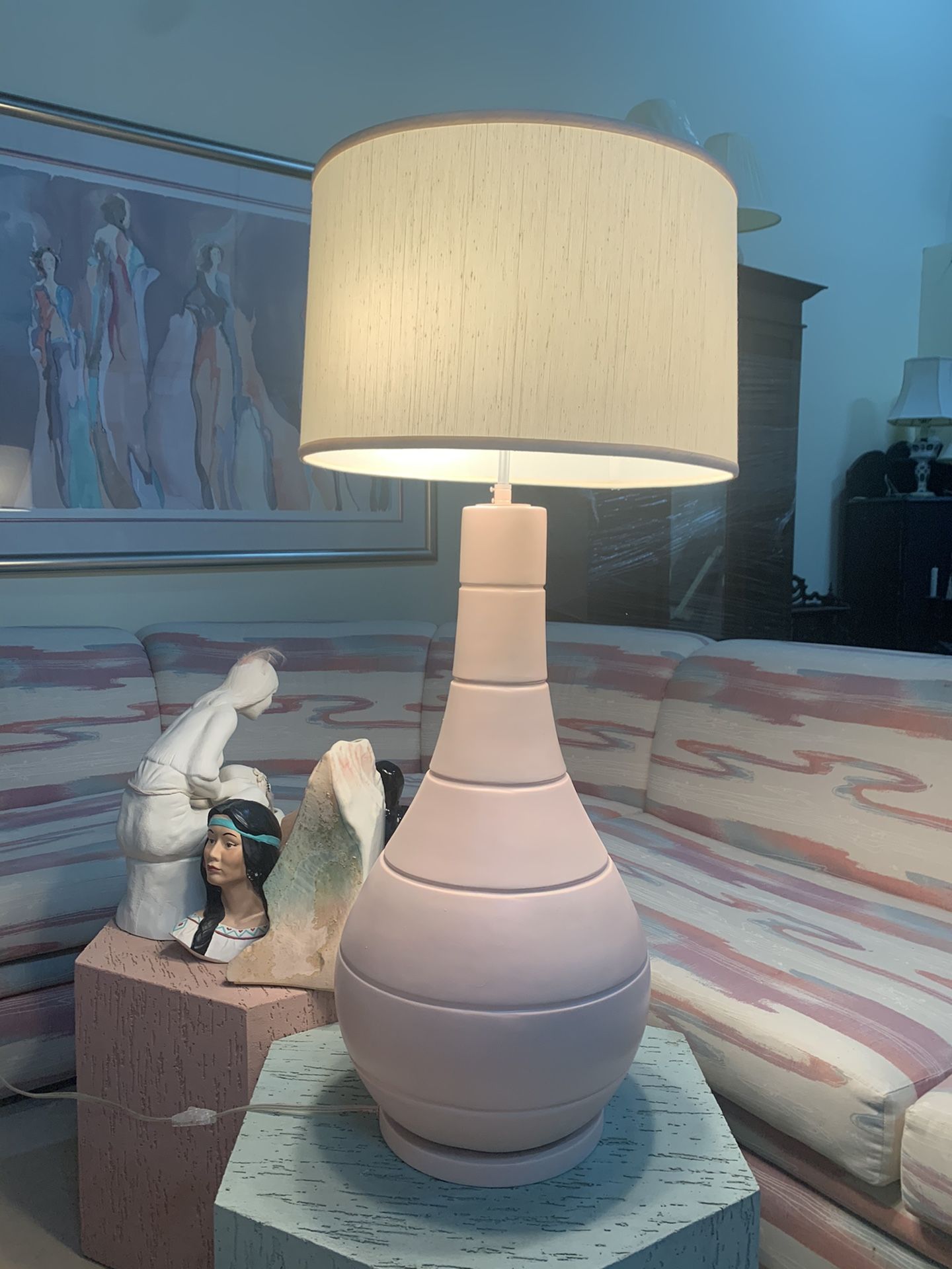 Large modern table lamp