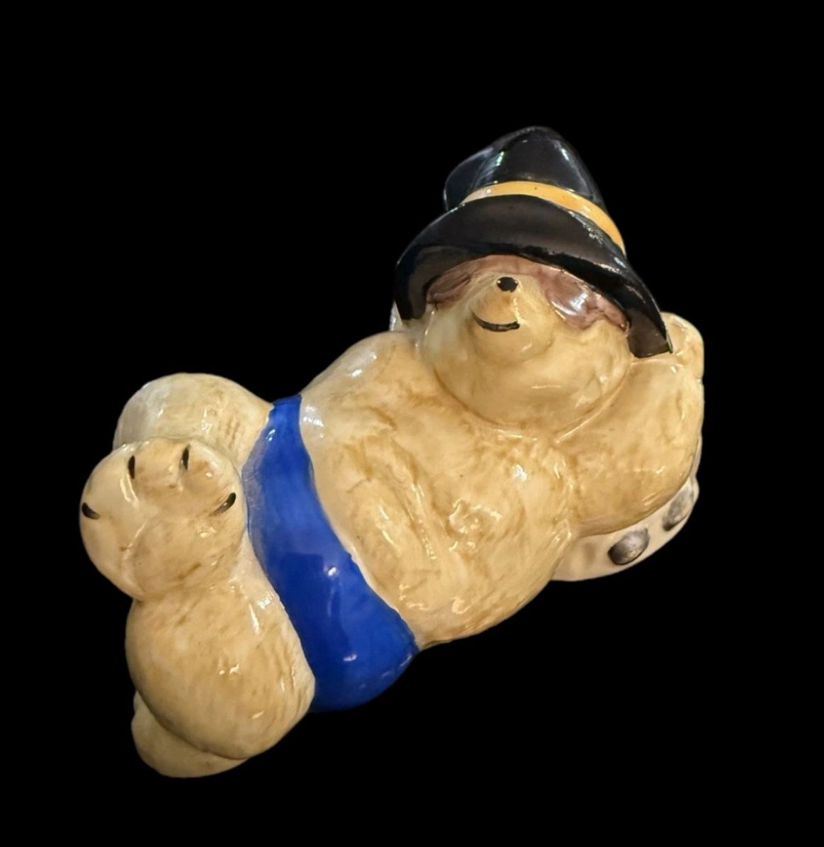 Coalport Bone China PADDINGTON AT THE SEASIDE Bear Figurine 1976 England