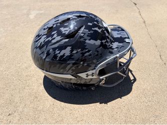 Under Armour Camo Helmet + Face Guard