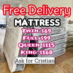 New Mattresses  Twin mattress Full mattress Queen mattress  King mattress  Colchones nuevos  Beds 