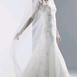 Oleg Cassini Wedding Gown Size 2