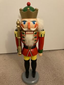 VERO Nutcracker, DDR Nutcracker, GDR Nutcracker, East German Nutcracker, Erzgebirge Nutcracker, Vintage German Nutcracker, VERO 432 024, King Nutc
