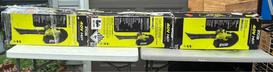 Ryobi 40v  Cordless Jet Fan Blower / Vacuum Kit (Tool Only)
