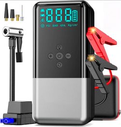 Jump Starter with Air Compressor 8000A 160PSI Battery Jumper Starter(10L Gas/All Diesel)