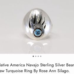 Bear Paw Native American Ring By Rose Anne Silago