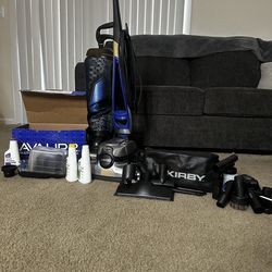 Kirby Avalir Multi-Surface Vacuum System w/ Attachments & Shampoo Kit – Excellent Condition