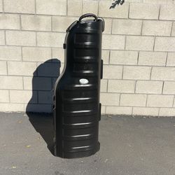 Used SKB Deluxe  Hard Shell Storage Wheeled Golf Bag Travel Case With Key