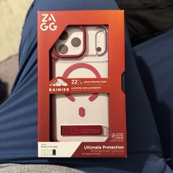 Brand New ZAGG Rainier Case with 22ft Drop Protection & Lifetime Warranty for IPhone 17 Pro Max.