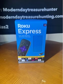 Roku Express HD Streaming Media Player with Remote – New in Box