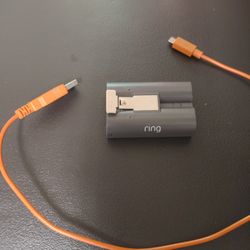 Ring Battey, Charging Cable