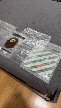 Designer product bags (off white, Bape, supreme)
