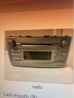 Toyota Camry radio