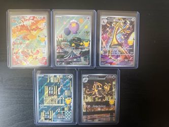 Pokémon 30th Anniversary cards.