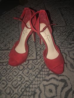  Red heels Women’s Size 8.5 Jessica Simpson