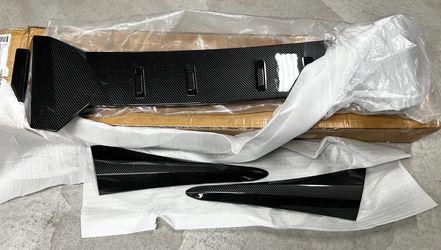 2022-2025 Honda Civic Sedan Carbon fiber Roof Spoiler R Rear Window Spoiler Wing Lip