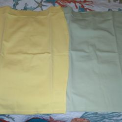 Pretty Soft Spring Colors Pencil Skirts