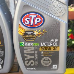 Motor Oil Full Synthetic Case Of  6 Quarter's 5w30 