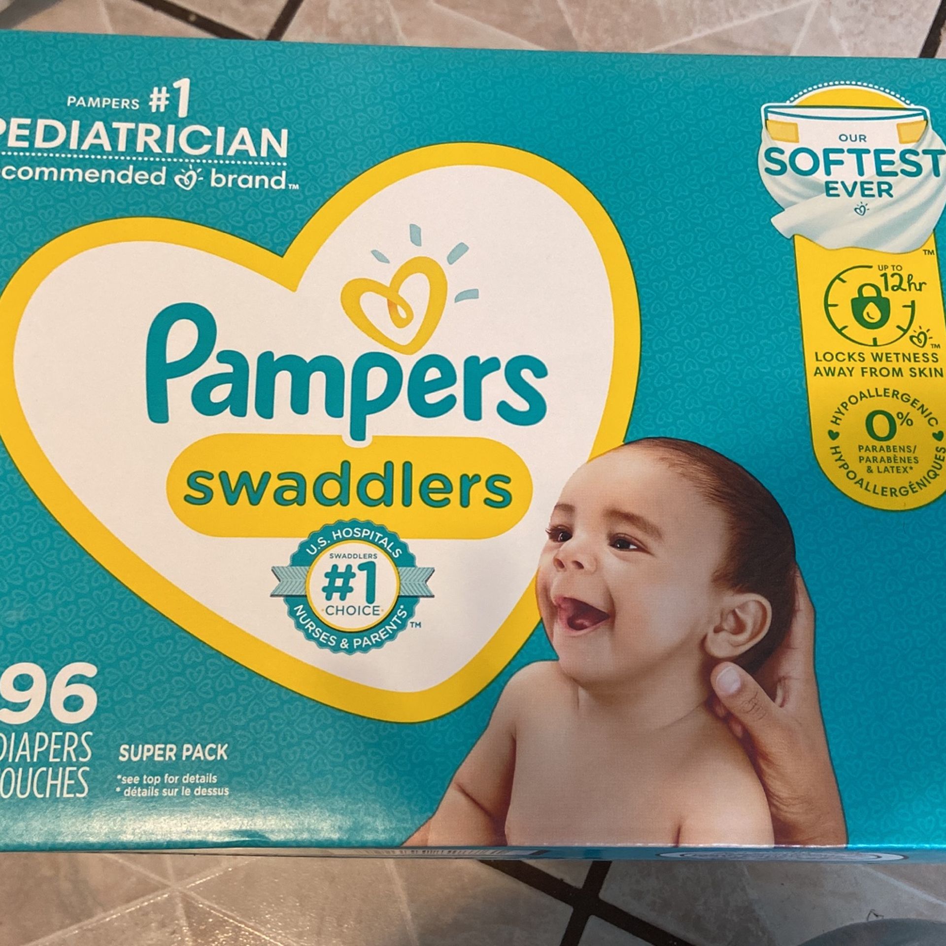 PAMPERS SIZE 1 96 in total BRAND NEW BOX