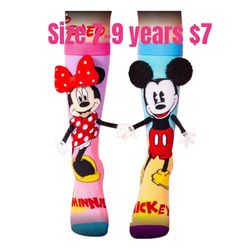 DISNEY SOCKS CHILDREN SIZE 7-9 ❤️❤️❤️