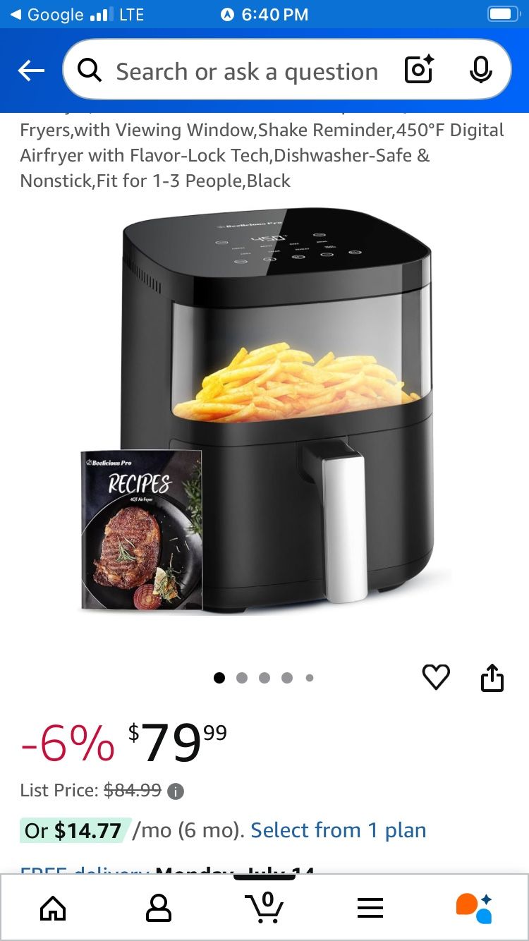 BeeLicious Air Fryer (BRAND NEW)!