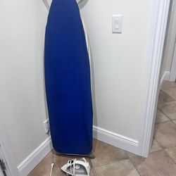 good condition iron board & steam iron