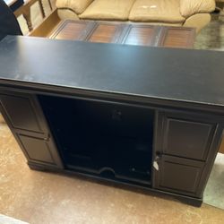 Black Tv Stand W Shelf 