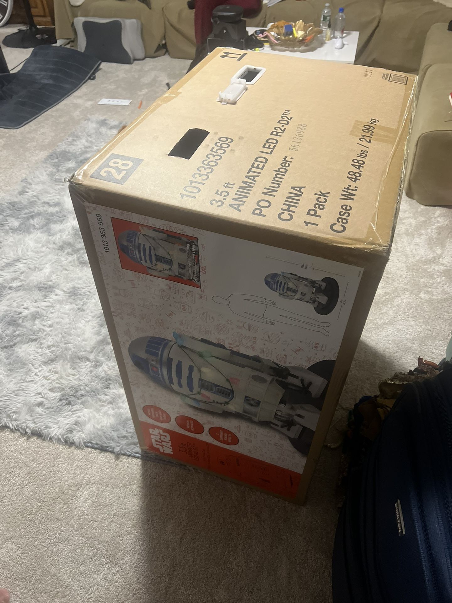 Star Wars R2D2 3.5 ft Animated LED