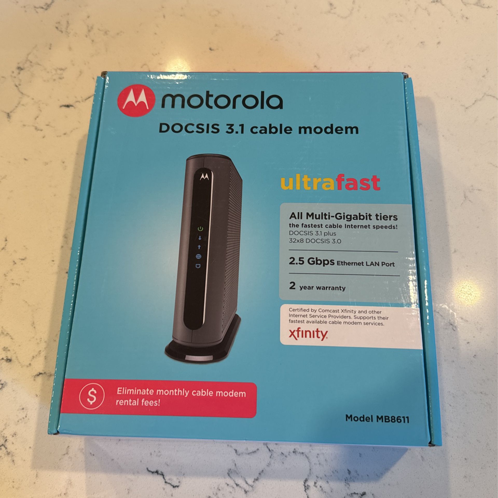 Motorola DOCSIS 3.1 Cable Modem (Xfinity)