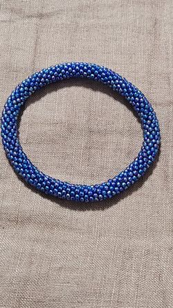Cosmic Blue Roll On Bracelet Iridescent Blue