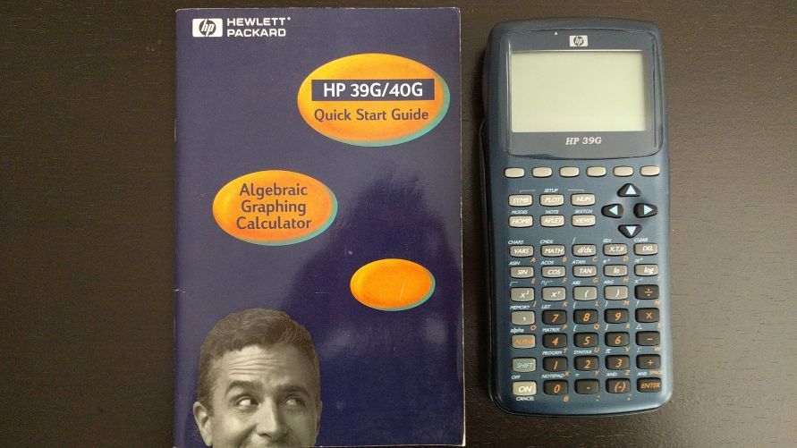 HP 39G /40G algebraic graphing calculator