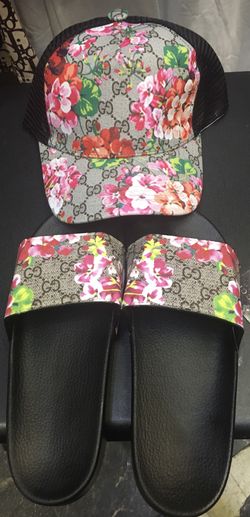 Sandals and hat