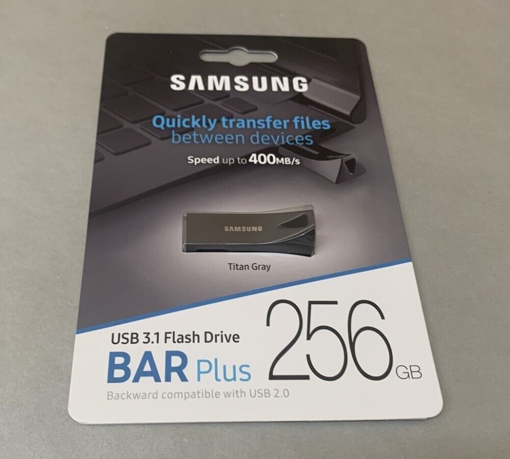 Samsung BAR Plus USB 3.1 Flash Drive 256 GB