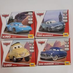 Disney Cars Model Kits (4) Four - Scsle 1/43  / Zvezda