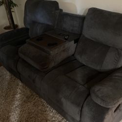 Recliner Sofa With Chargers 